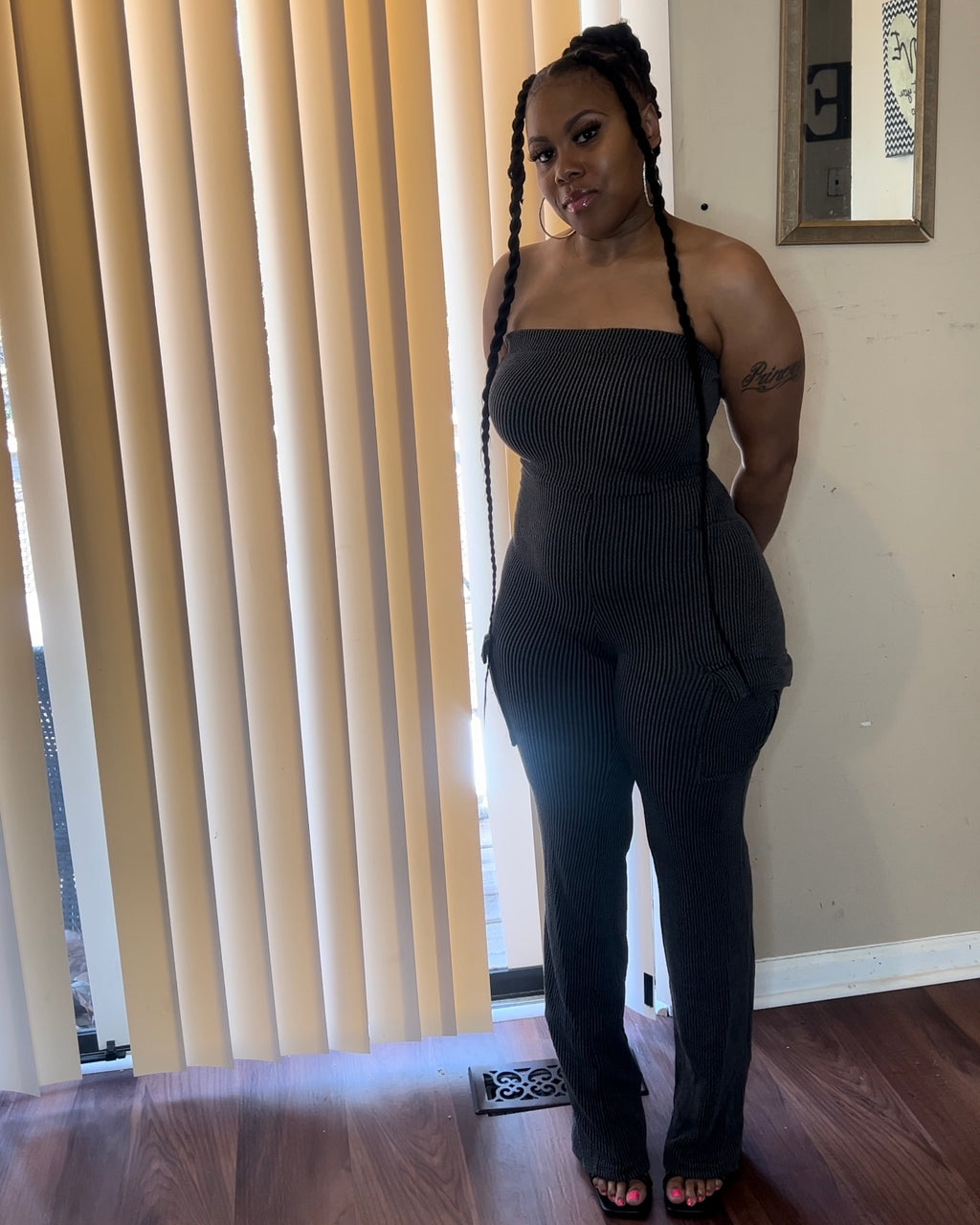 I’m Ready Black Jumpsuit
