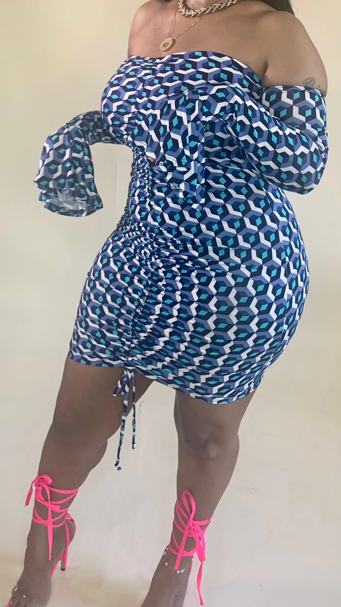 Bodied Blueprint Mini Dress