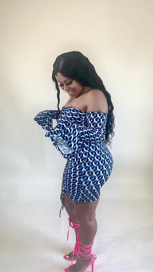 Bodied Blueprint Mini Dress
